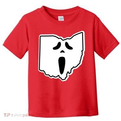 Scream Ohio Halloween Toddler T-Shirt