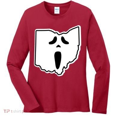 Scream Ohio Halloween Women's Long Sleeve Shirt