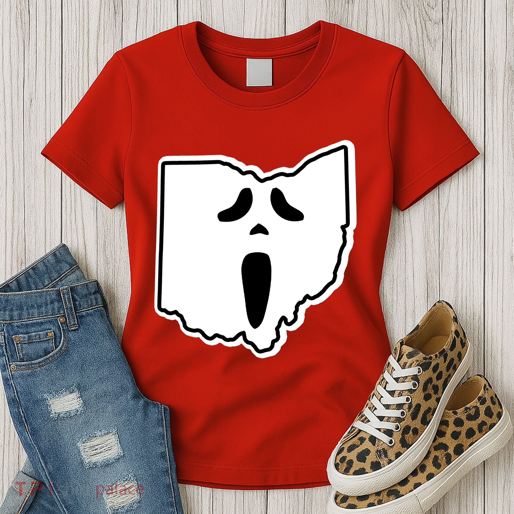 Scream Ohio Halloween Women's T-Shirt