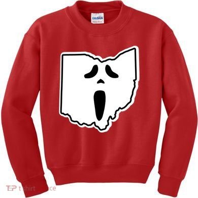 Scream Ohio Halloween Kids Sweatshirt