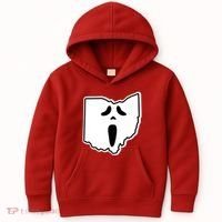 Scream Ohio Halloween Kids Hoodie thumb 0