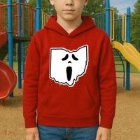 Scream Ohio Halloween Kids Hoodie thumb 2