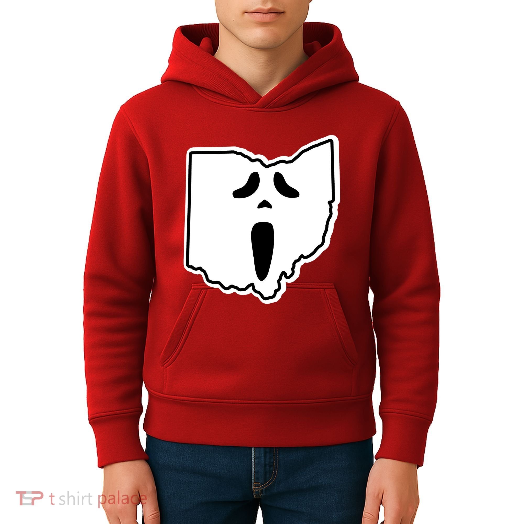 Scream Ohio Halloween Kids Hoodie