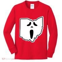 Scream Ohio Halloween Kids Long Sleeve Shirt thumb 0