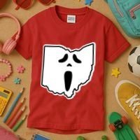 Scream Ohio Halloween Kids T-Shirt thumb 3