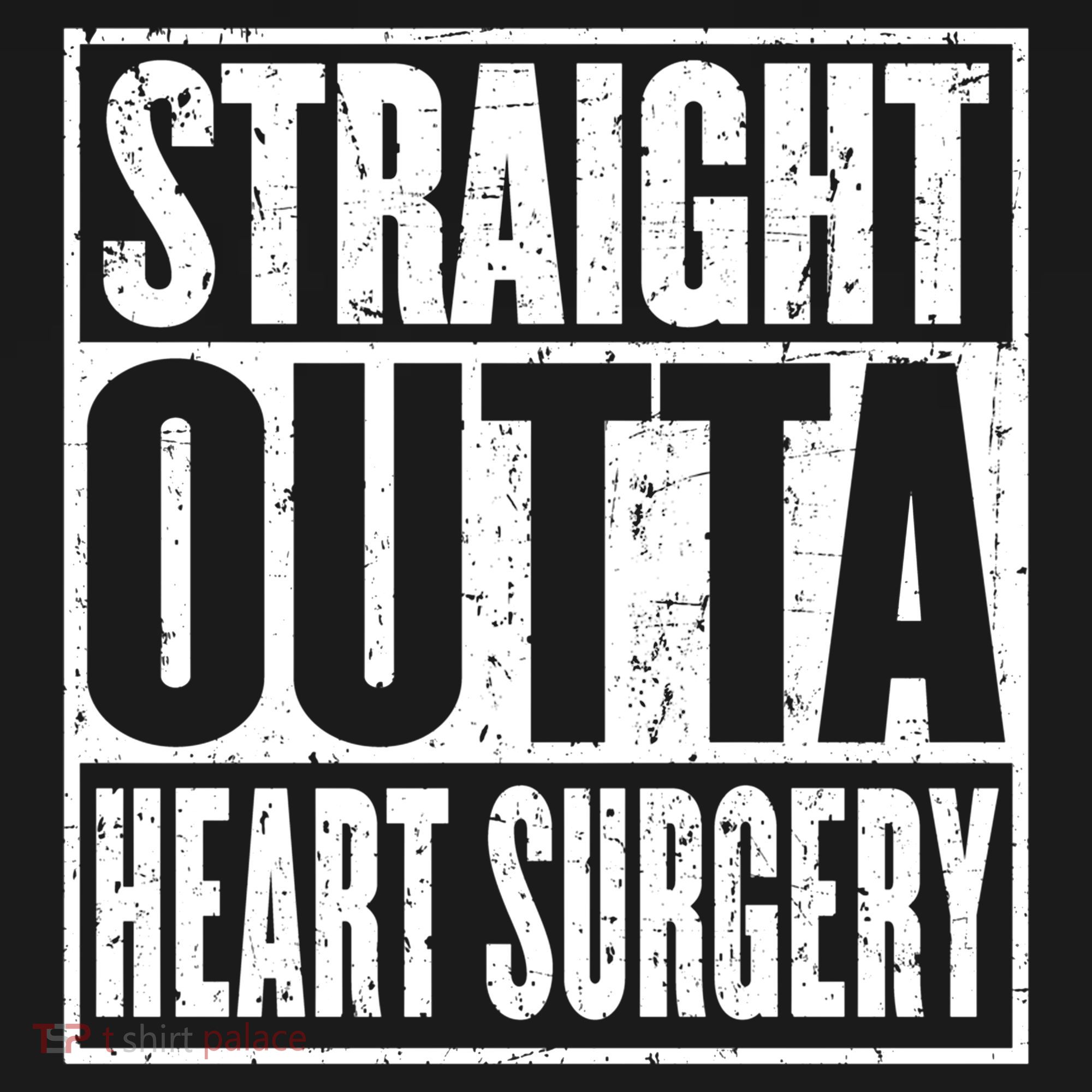 Straight Outta Heart Surgery Open Heart Recovery Get Well Gift Women's Hoodie