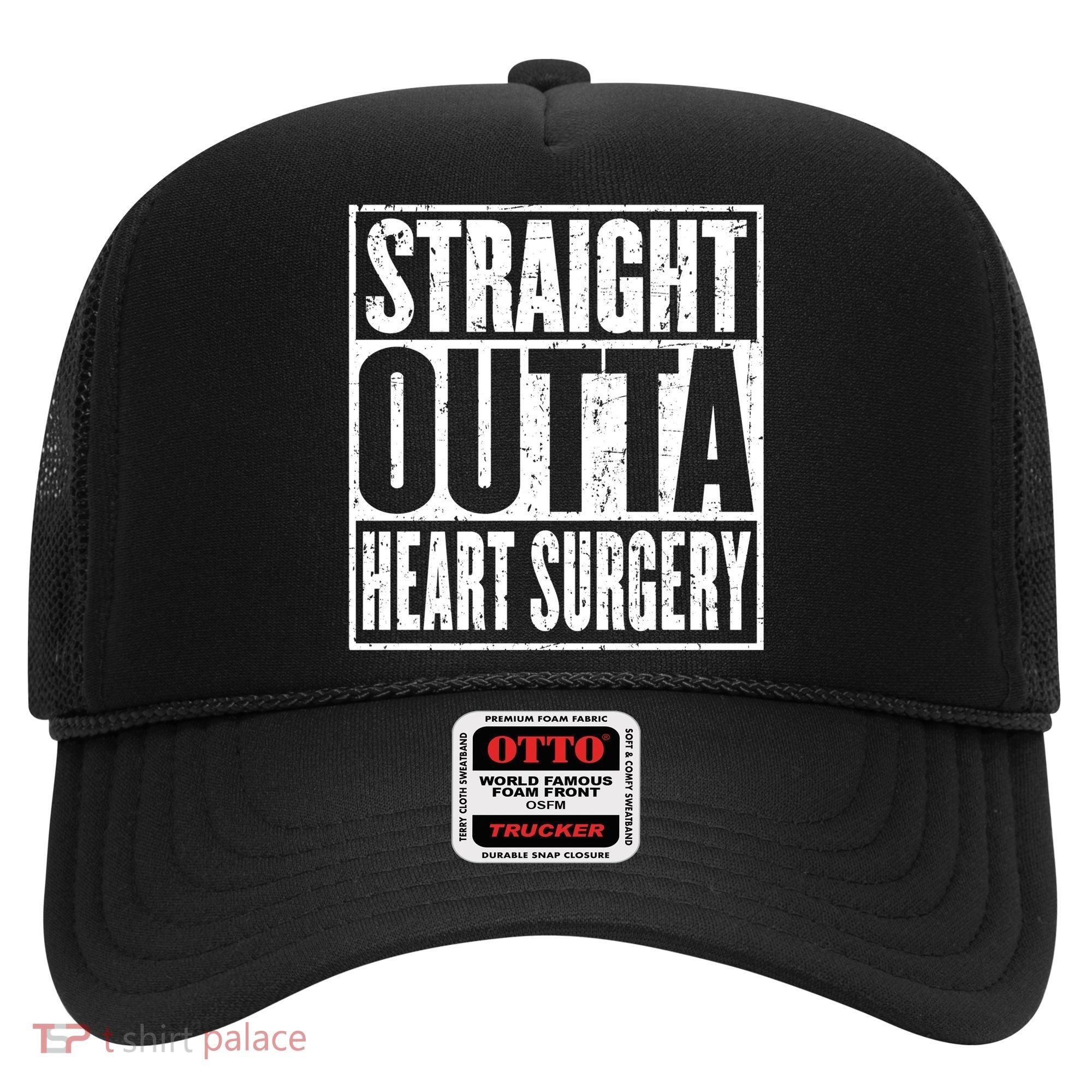 Straight Outta Heart Surgery Open Heart Recovery Get Well Gift Hat
