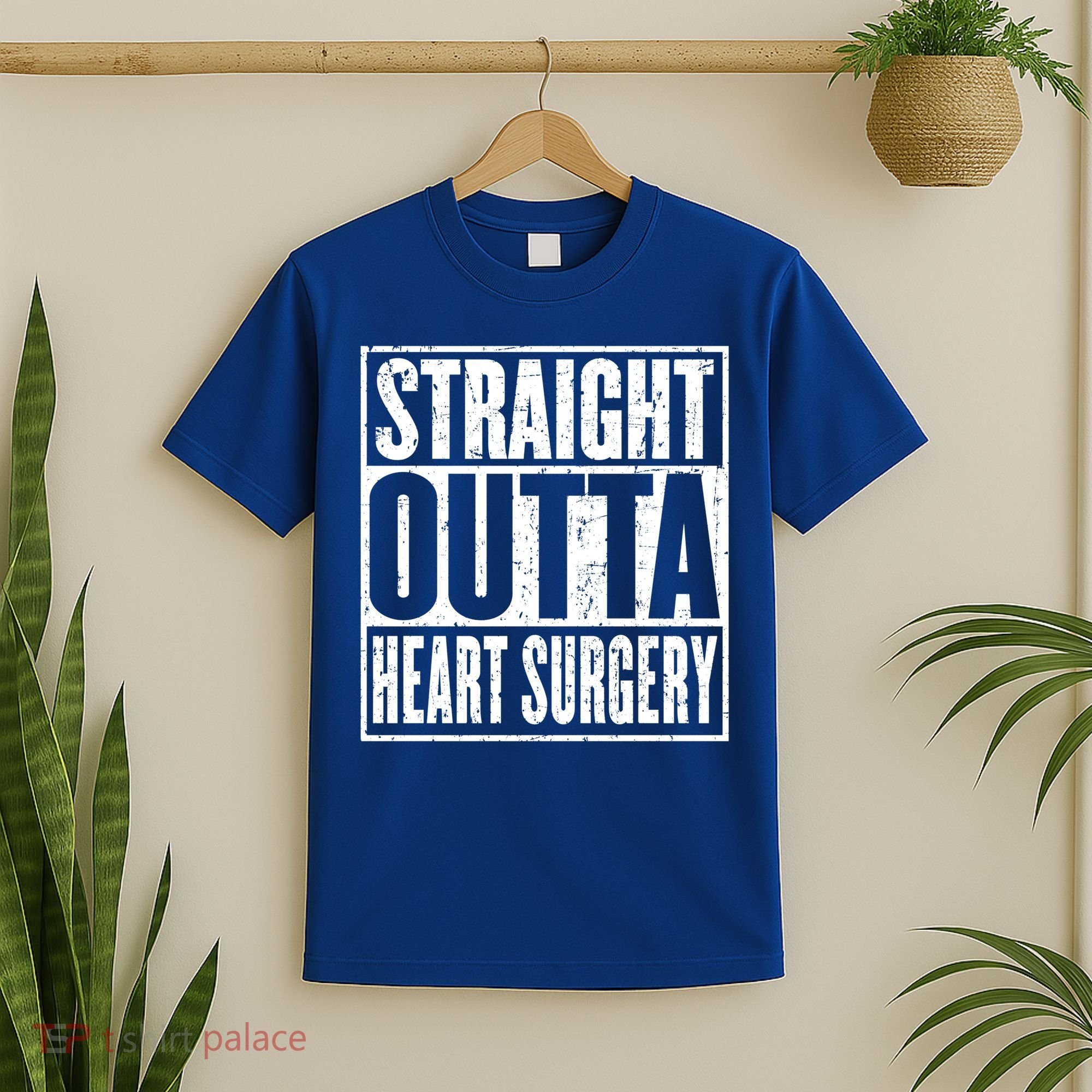 Straight Outta Heart Surgery Open Heart Recovery Get Well Gift T-Shirt