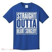 Straight Outta Heart Surgery Open Heart Recovery Get Well Gift Kids T-Shirt thumb 0