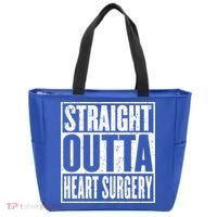 Straight Outta Heart Surgery Open Heart Recovery Get Well Gift Tote Bag thumb 0