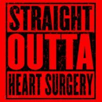 Straight Outta Heart Surgery Open Heart Recovery Get Well Gift Santa Hat thumb 1