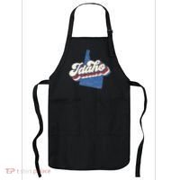 State Of Idaho Retro Logo Apron thumb 0