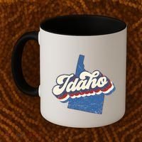 State Of Idaho Retro Logo Coffee Mug thumb 2