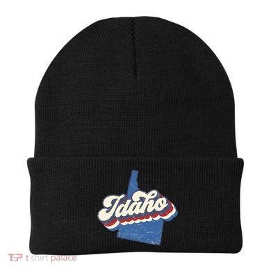 State Of Idaho Retro Logo Beanie