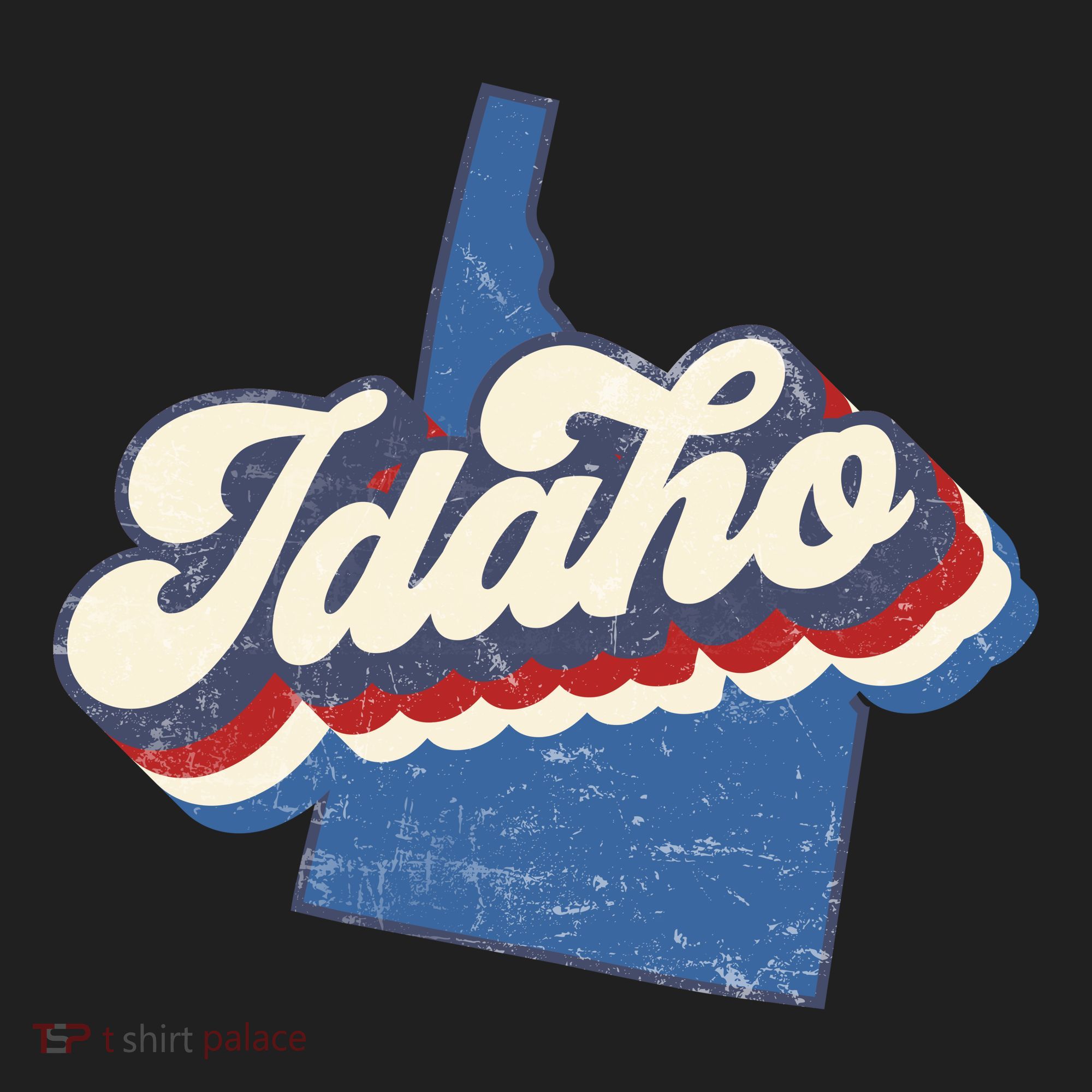 State Of Idaho Retro Logo Beanie