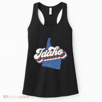 State Of Idaho Retro Logo Women's Tank Top thumb 0