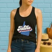 State Of Idaho Retro Logo Women's Tank Top thumb 2