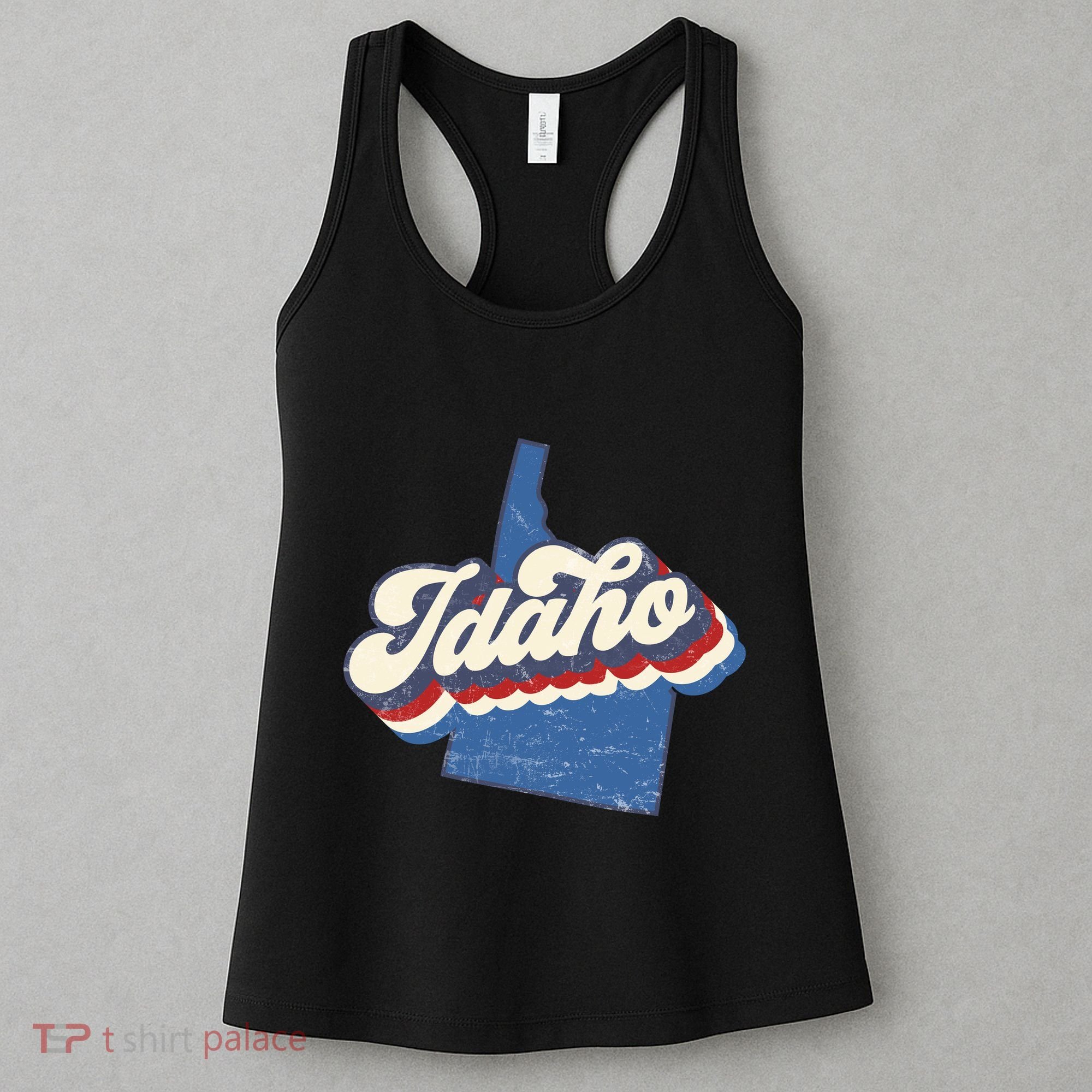 State Of Idaho Retro Logo Women's Tank Top