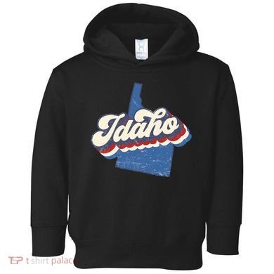 State Of Idaho Retro Logo Toddler Hoodie