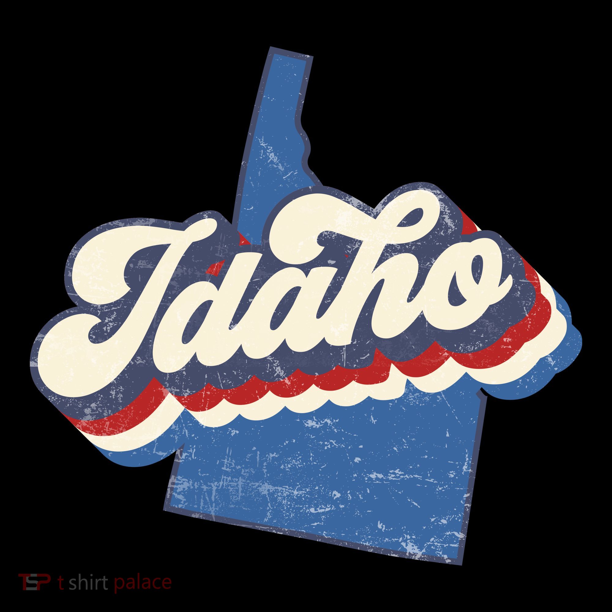 State Of Idaho Retro Logo Toddler Hoodie