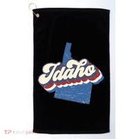 State Of Idaho Retro Logo Golf Towel thumb 0