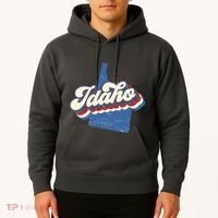 State Of Idaho Retro Logo Hoodie thumb 2