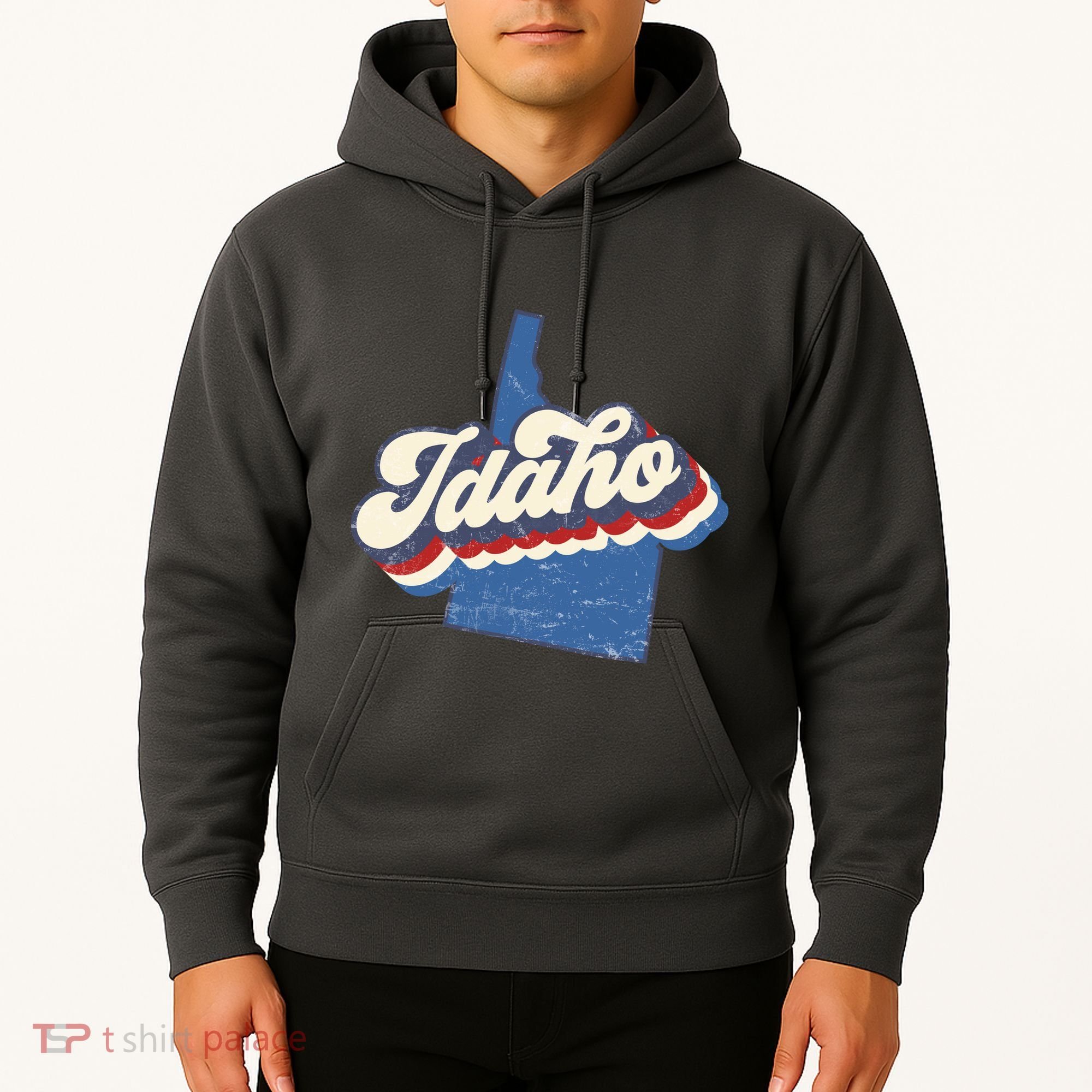 State Of Idaho Retro Logo Hoodie