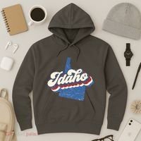 State Of Idaho Retro Logo Hoodie thumb 3