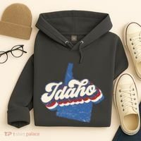 State Of Idaho Retro Logo Hoodie thumb 4