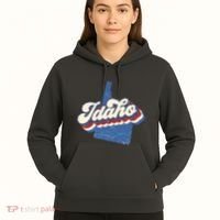 State Of Idaho Retro Logo Hoodie thumb 5