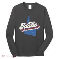 State Of Idaho Retro Logo Long Sleeve Shirt thumb 0