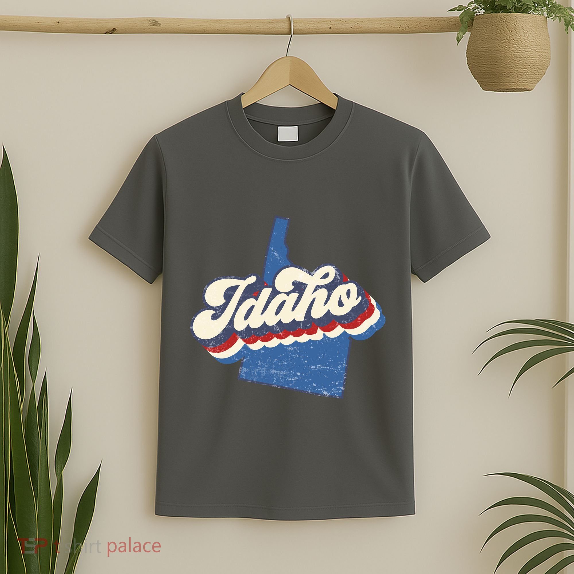 State Of Idaho Retro Logo T-Shirt