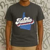 State Of Idaho Retro Logo T-Shirt thumb 3