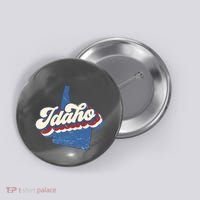 State Of Idaho Retro Logo Button thumb 0