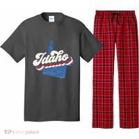 State Of Idaho Retro Logo Pajama Set thumb 0