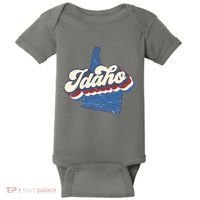 State Of Idaho Retro Logo Baby Bodysuit thumb 0