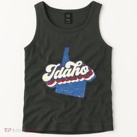 State Of Idaho Retro Logo Tank Top thumb 2