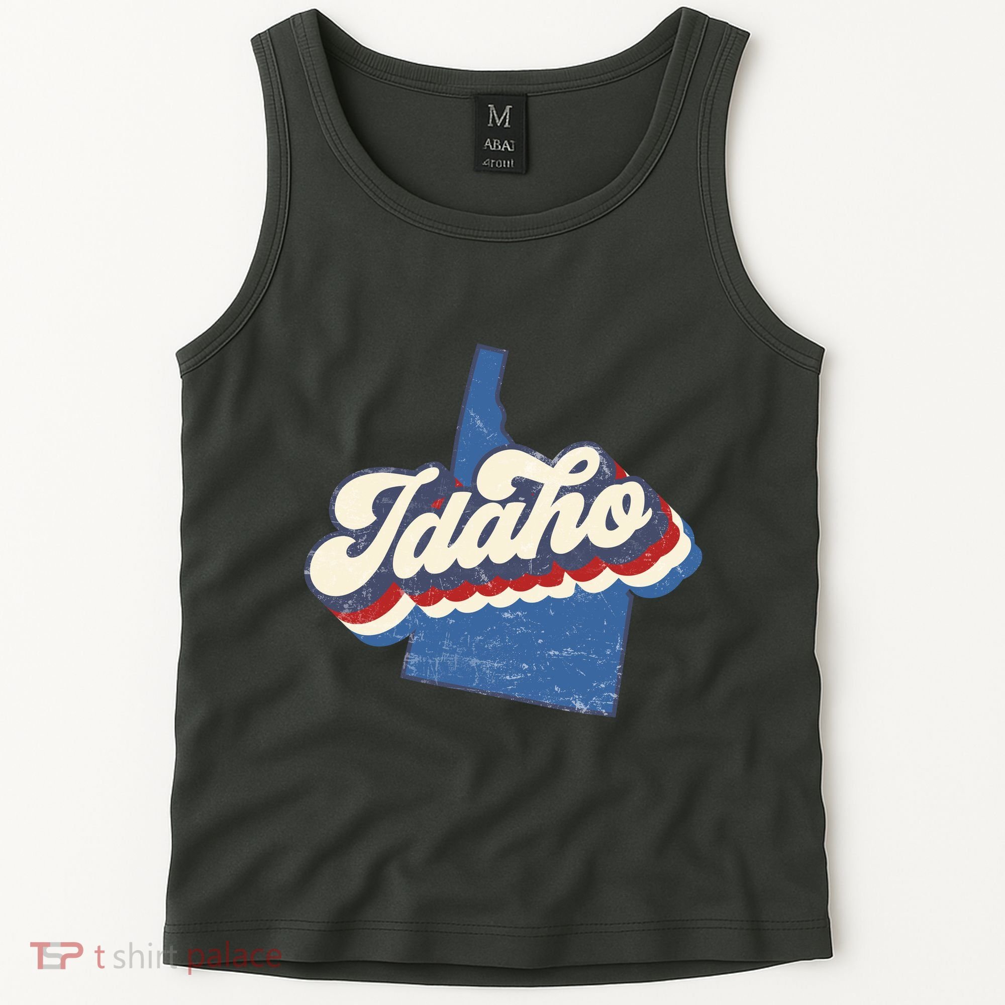 State Of Idaho Retro Logo Tank Top