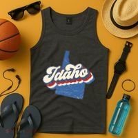 State Of Idaho Retro Logo Tank Top thumb 4