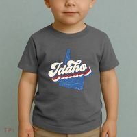 State Of Idaho Retro Logo Toddler T-Shirt thumb 2