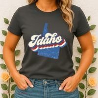 State Of Idaho Retro Logo Women's T-Shirt thumb 2