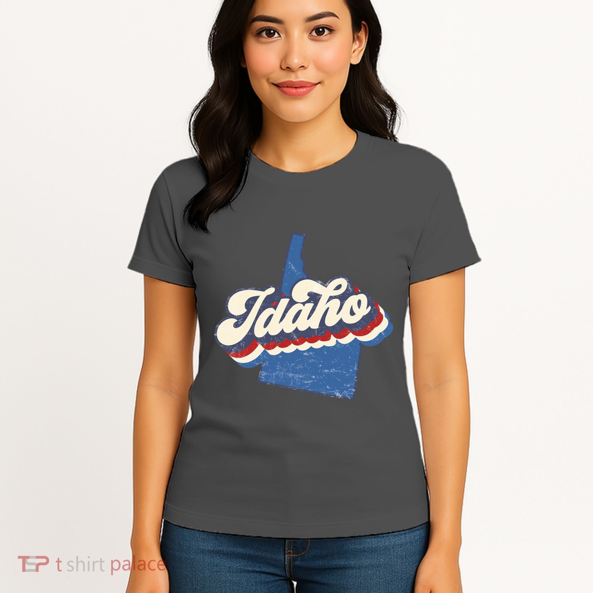 State Of Idaho Retro Logo Women's T-Shirt