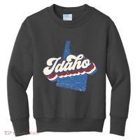 State Of Idaho Retro Logo Kids Sweatshirt thumb 0