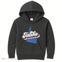 State Of Idaho Retro Logo Kids Hoodie thumb 0