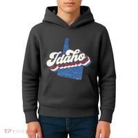 State Of Idaho Retro Logo Kids Hoodie thumb 4
