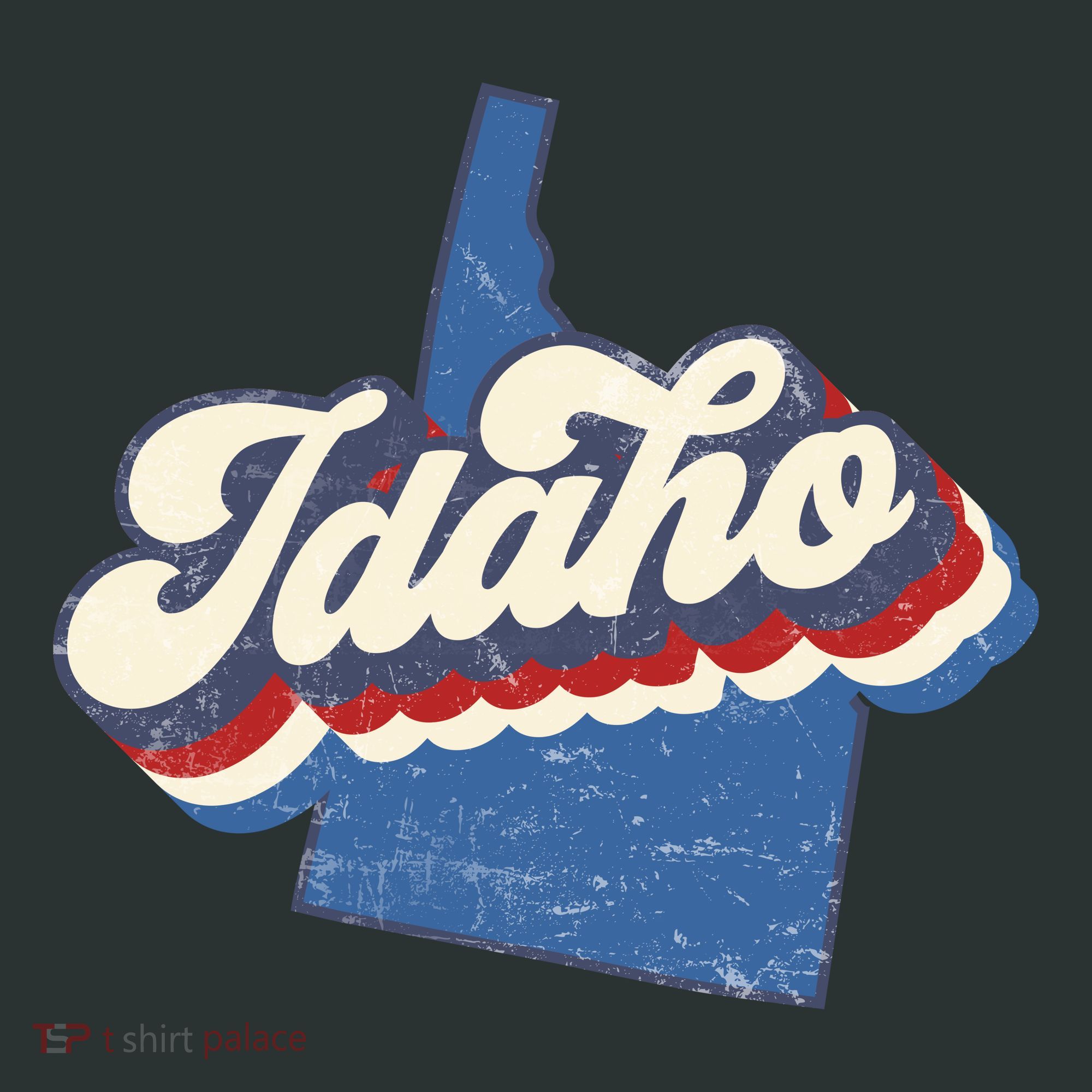 State Of Idaho Retro Logo Kids Hoodie