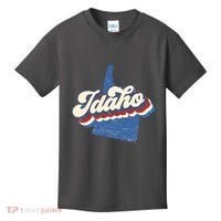 State Of Idaho Retro Logo Kids T-Shirt thumb 0