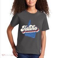 State Of Idaho Retro Logo Kids T-Shirt thumb 2