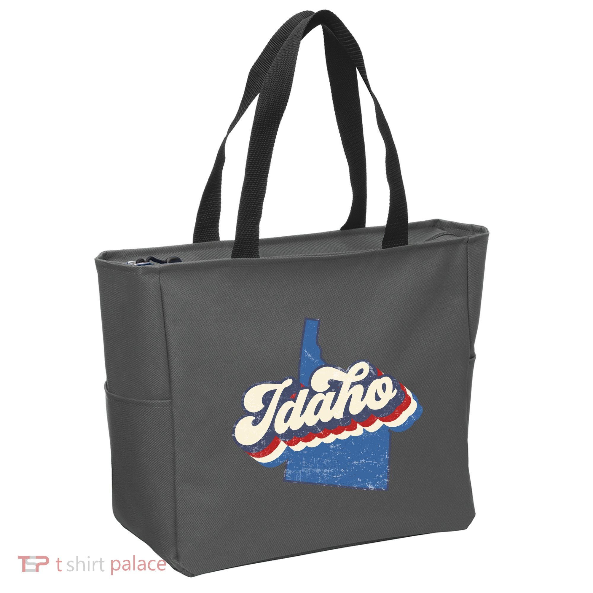 State Of Idaho Retro Logo Tote Bag