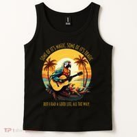 Some Of It's Magic Some Of It's Tragic Parrot Funny Tank Top thumb 2